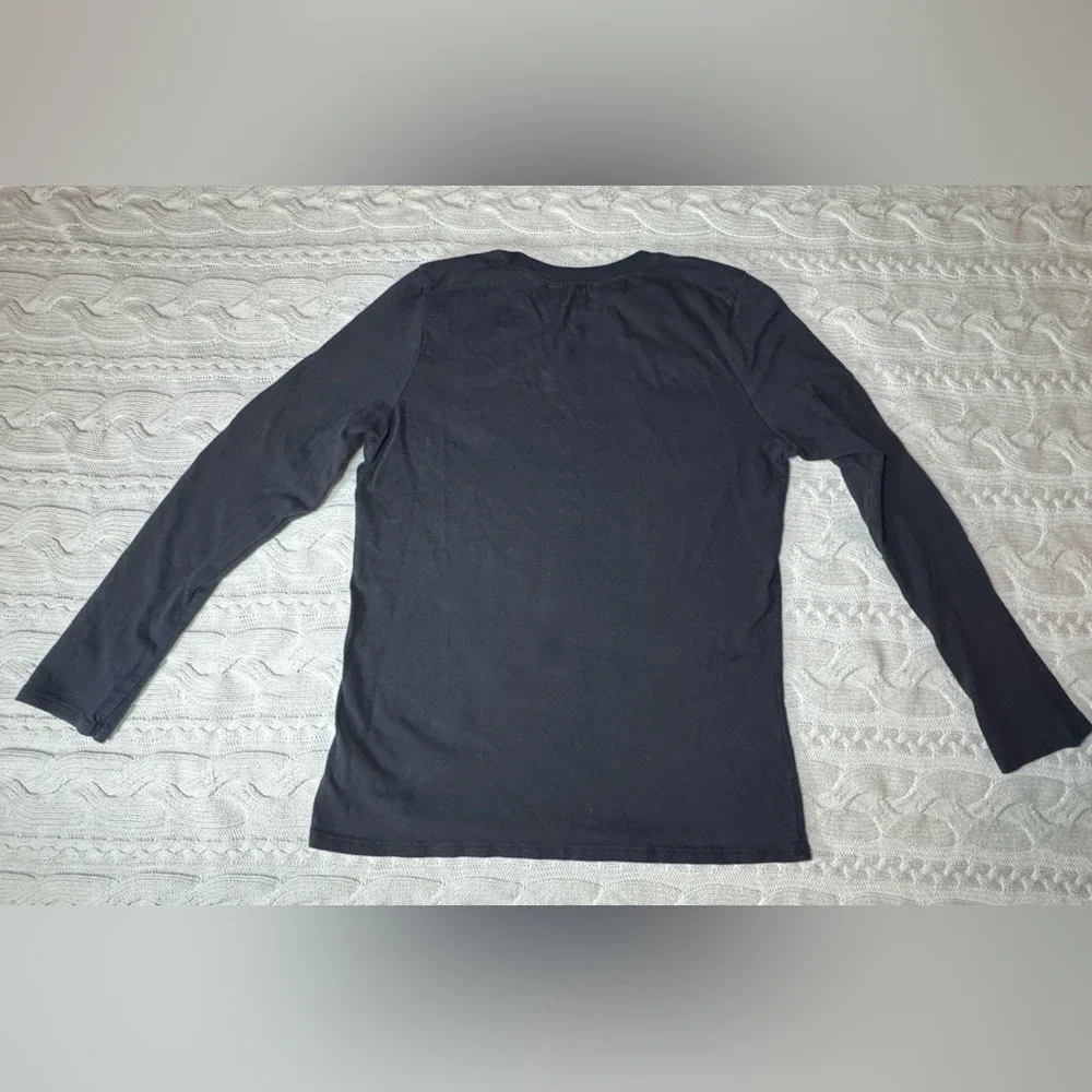 Children’s Place Black Long Sleeve Cat Graphic Shirt #1089